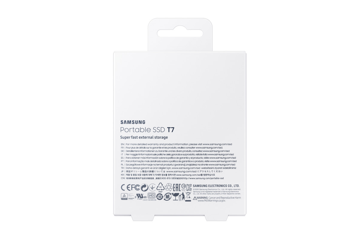 SSD Ext 1TB T7 USB3.2C G2 Grey