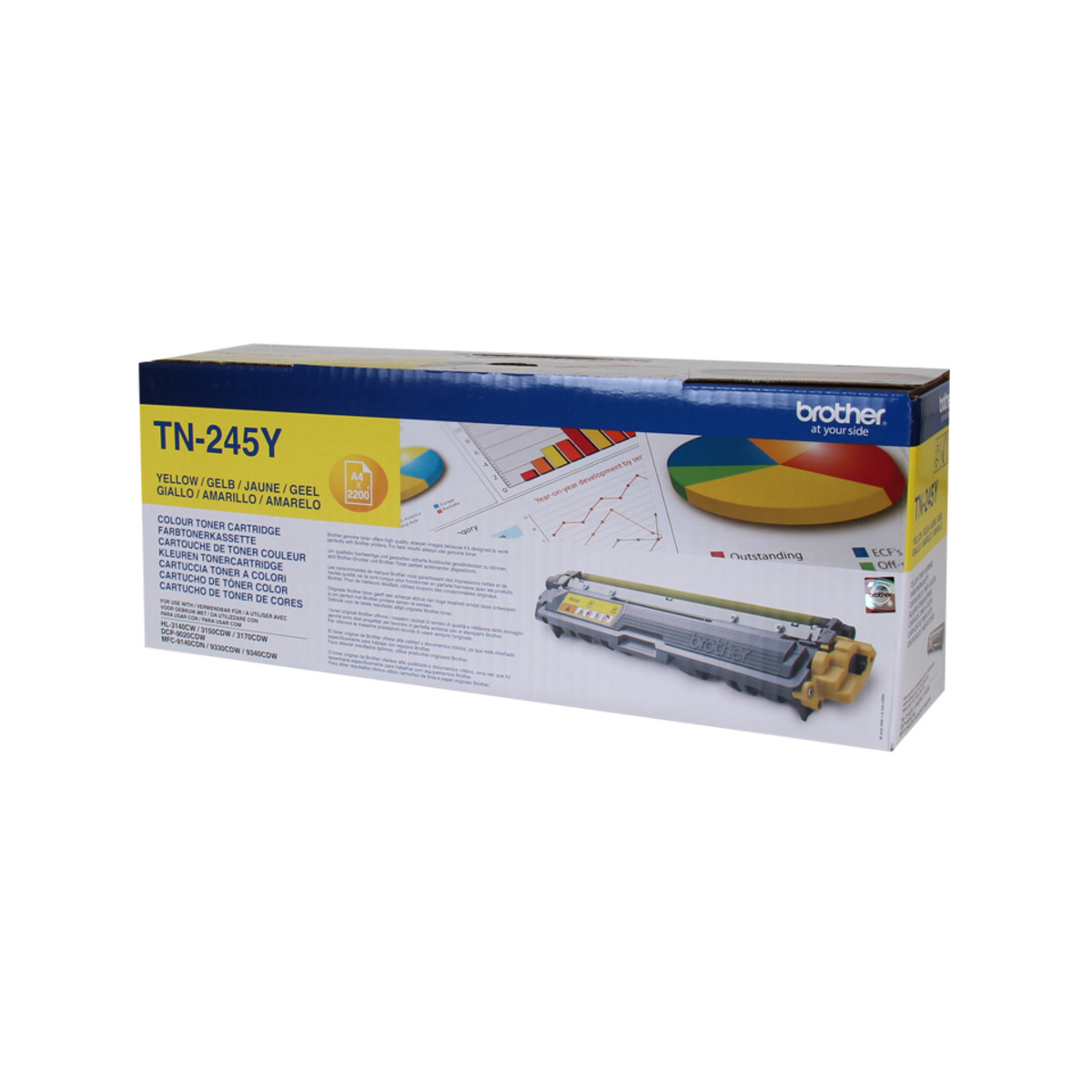 TN245Y Yellow 2.2k Pages Toner