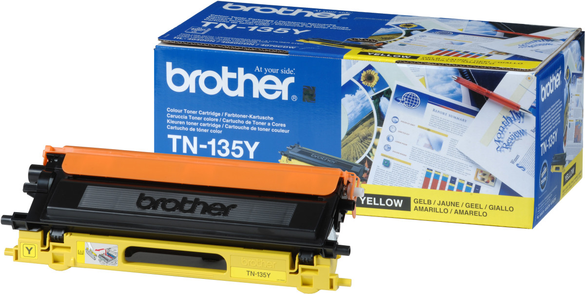 TN135Y Yellow 4k Pages Toner