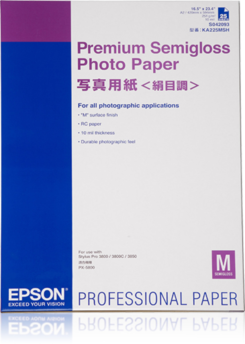 A2 Premium S/Gloss Photo Paper 25 Sheets