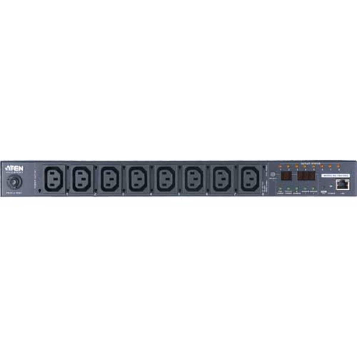 1U PDU 10A C13x8 Outlet Metered Free Eco