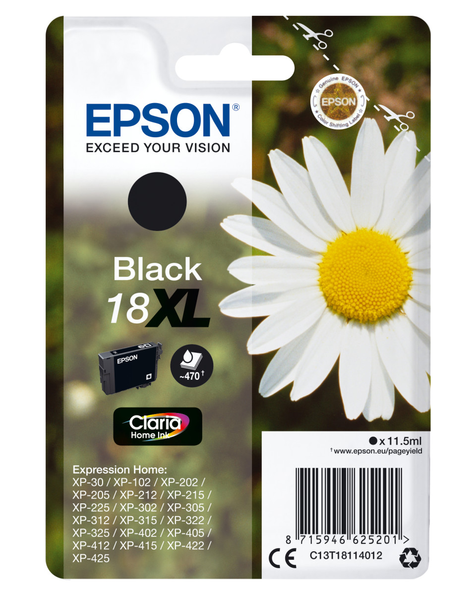 18XL Black Ink