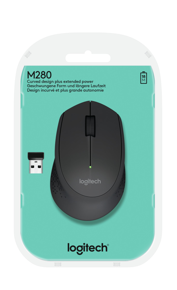 Wireless Mouse M280 - BLACK