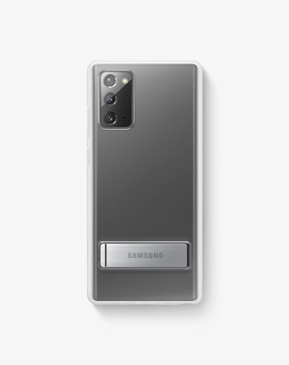 Note20 Clear Standing Cover Transparent