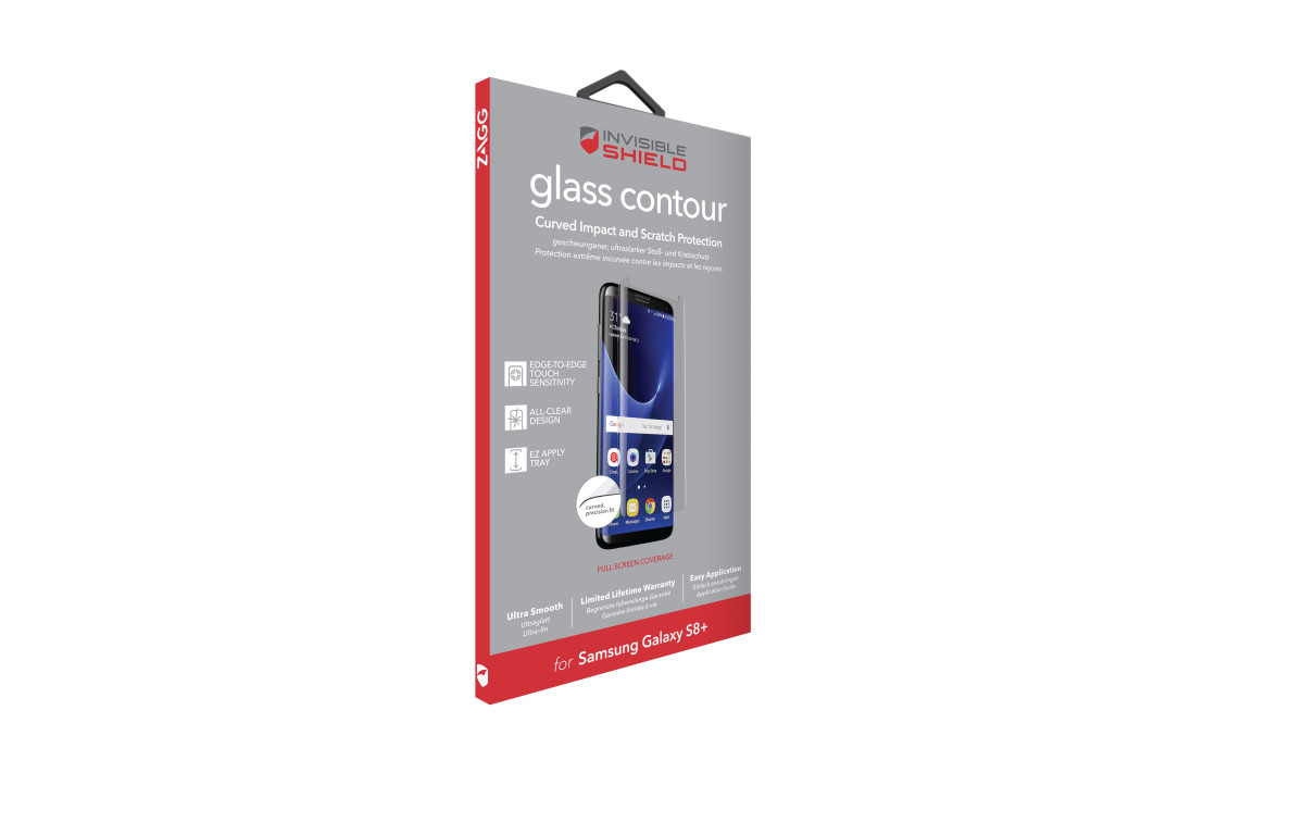Galaxy S8 Plus Glass Contour Clear