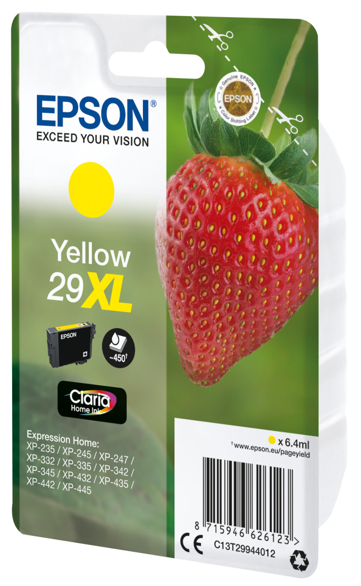 29XL Yellow Ink