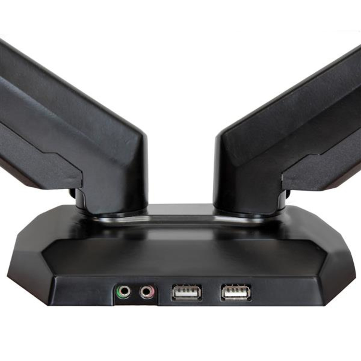 Dual Monitor Mount w/Built-in 2-port USB