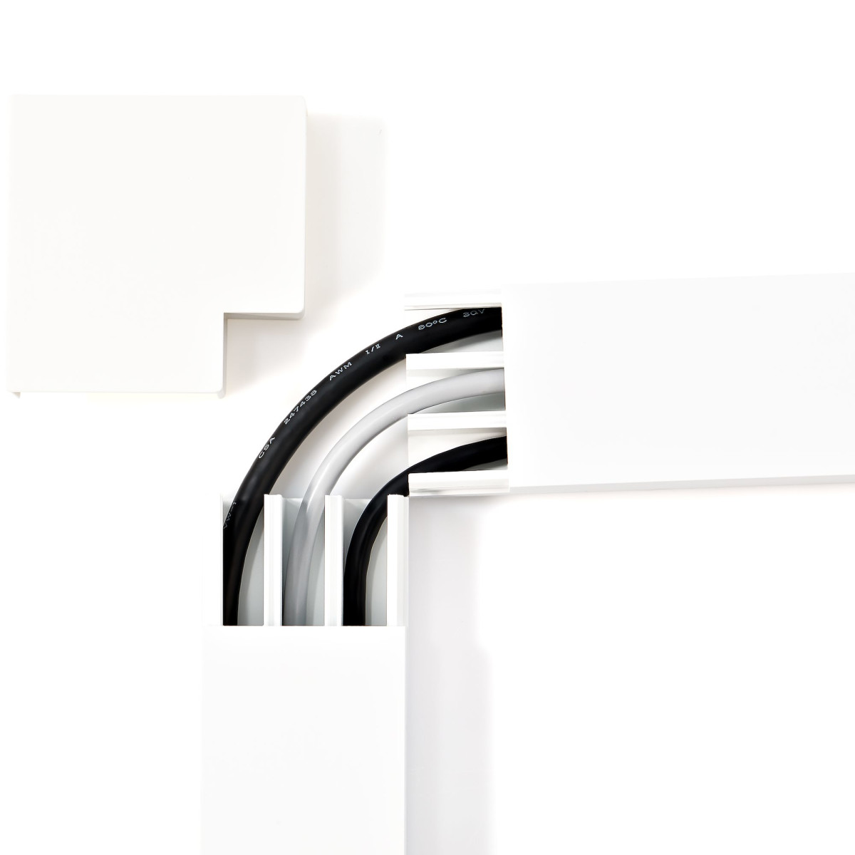 20 Cable Raceway L Connectors 90 Degree