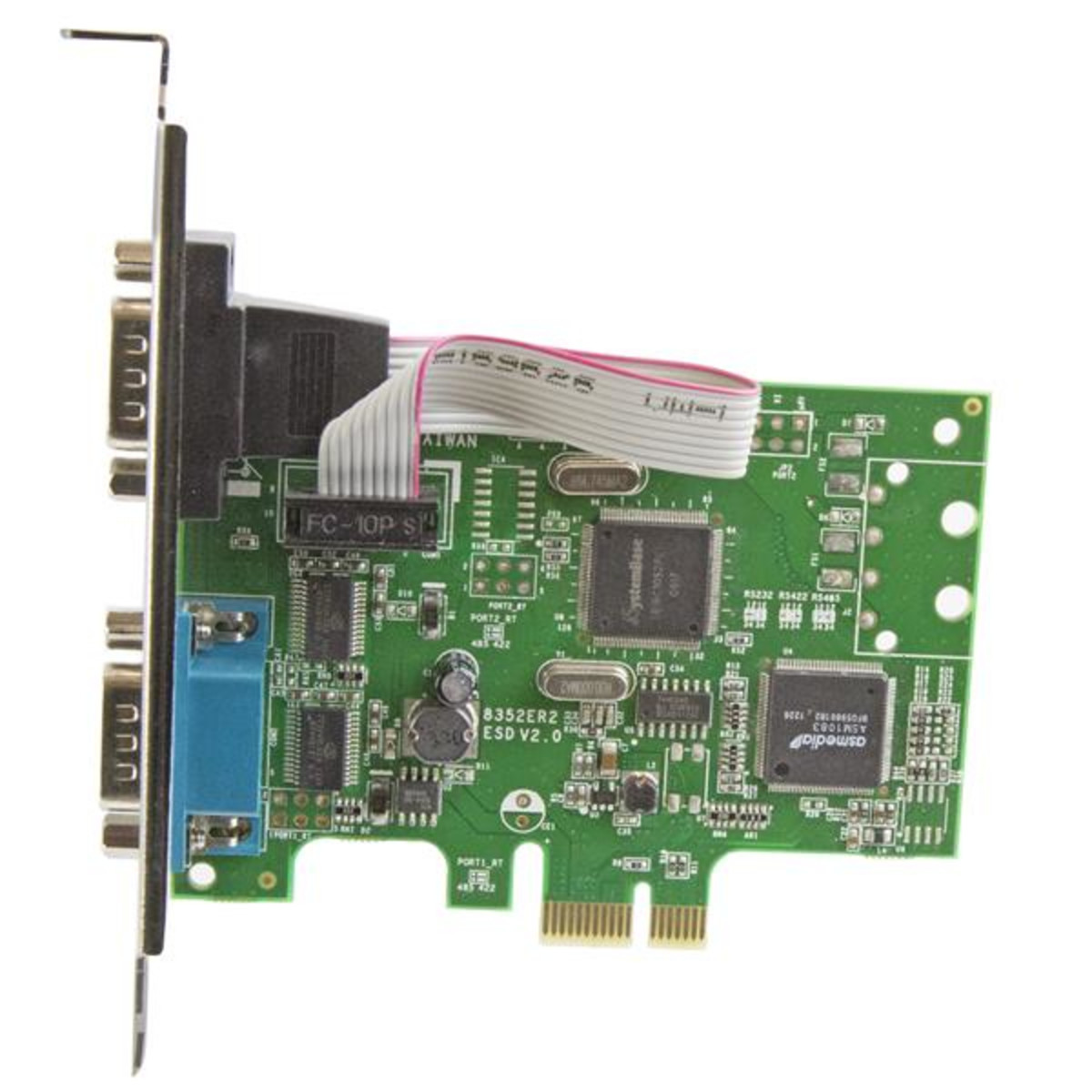 2-Port PCIe Serial Card w/ 16C1050 UART