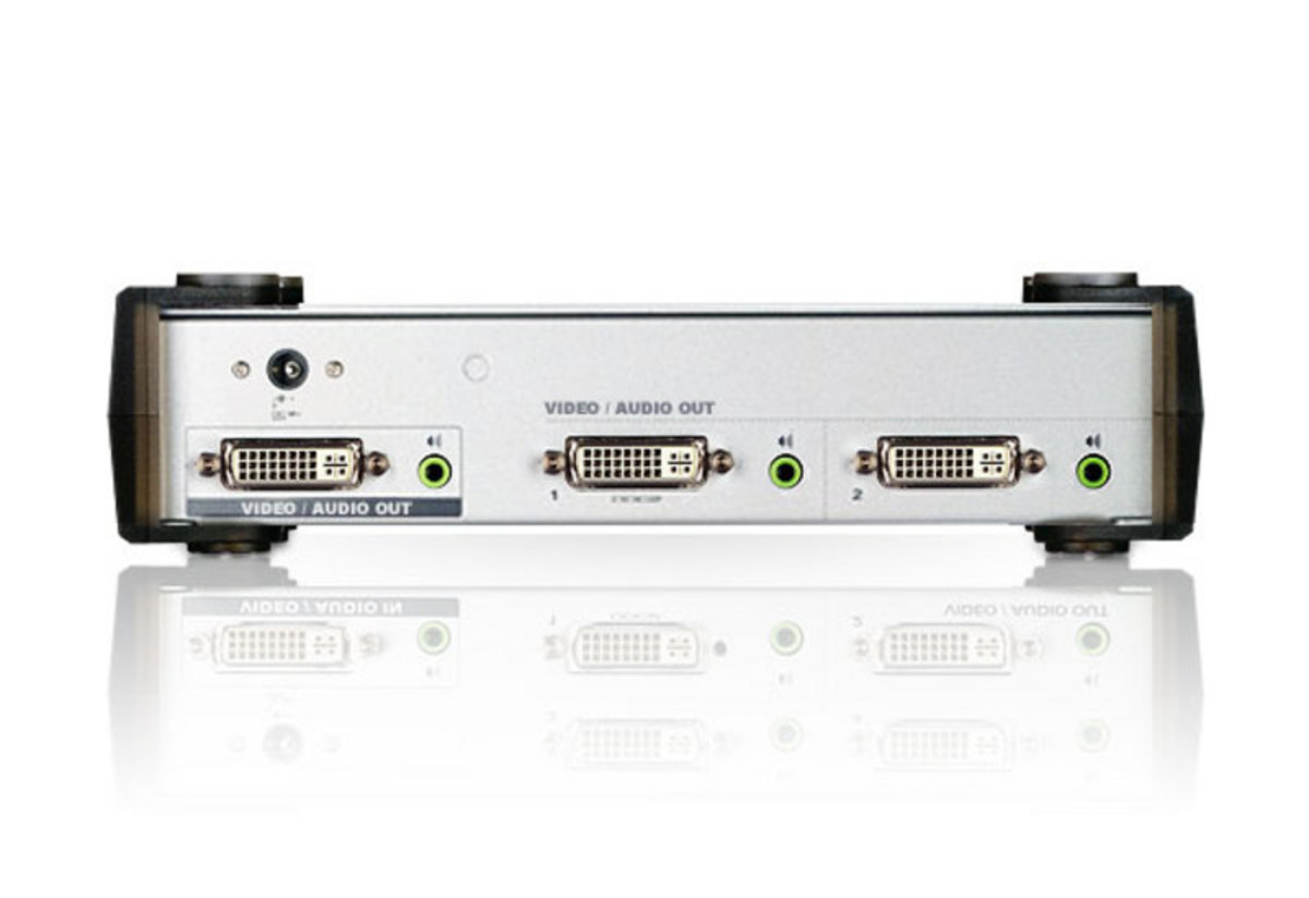 VS162 2-Port DVI/Audio Splitter Casc