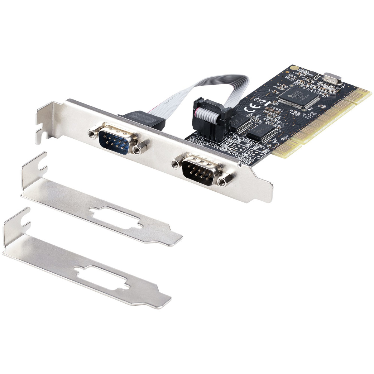 2-Port PCI RS232 Serial Adapter Card DB9
