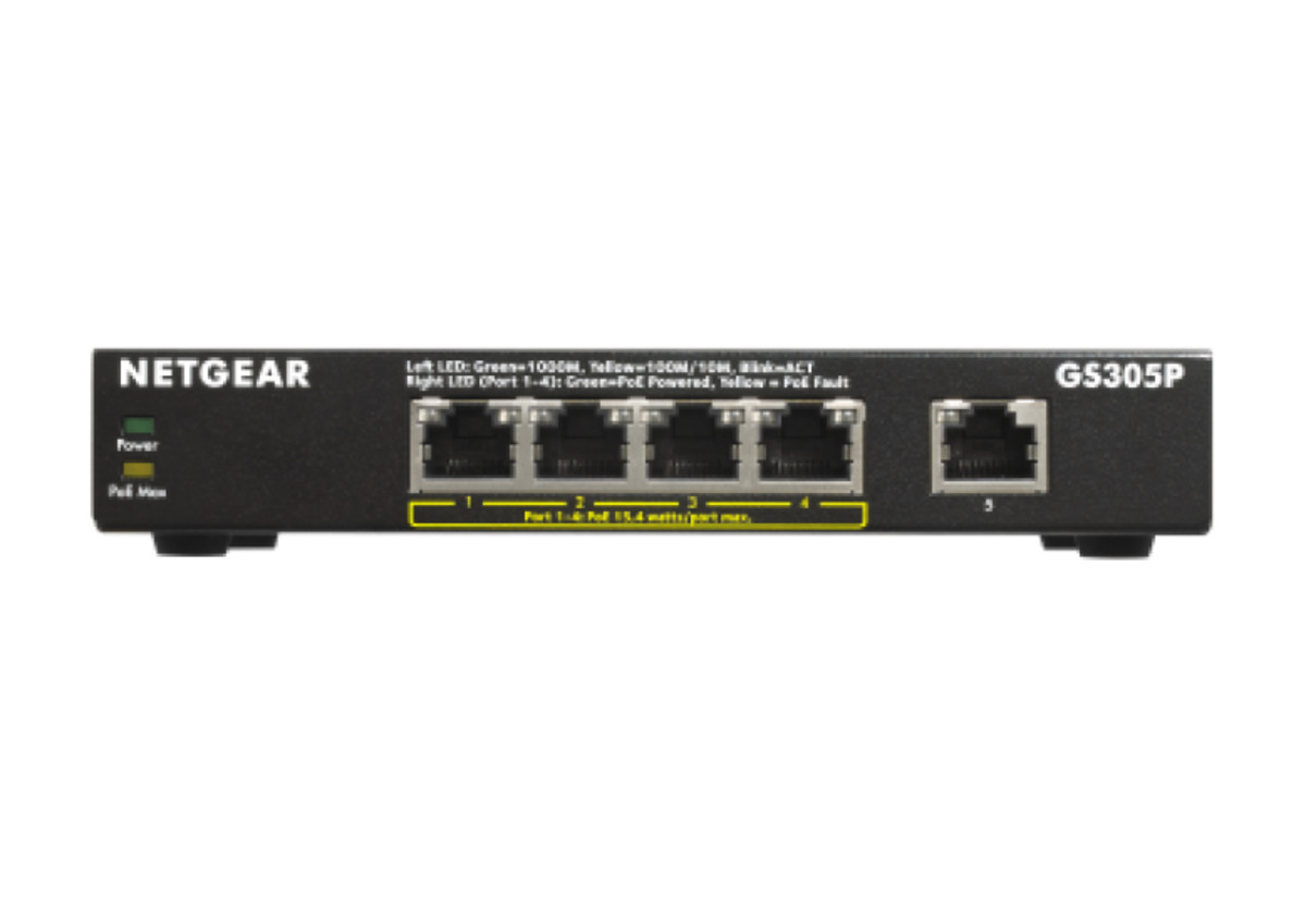 5-port Gigabit PoE+ Unmanaged Switch