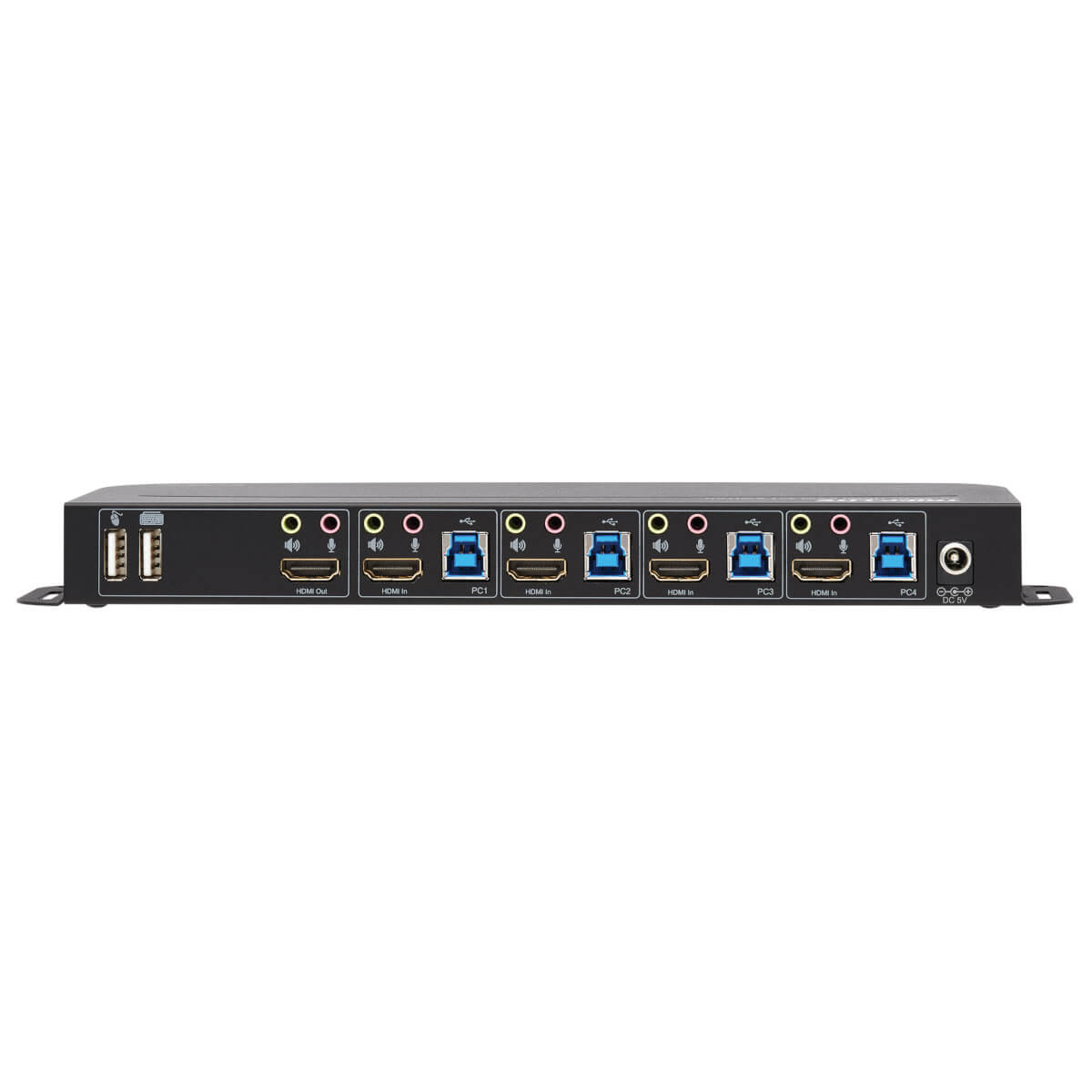 HDMI USB KVM Switch 4-Port 4K 60Hz Ir