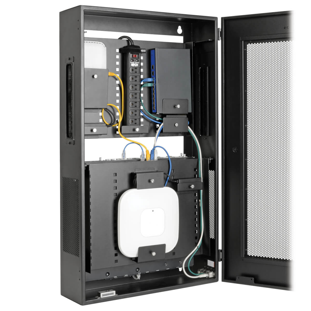3U Low Profile Vrt Mnt SWC Dpth Wallmnt