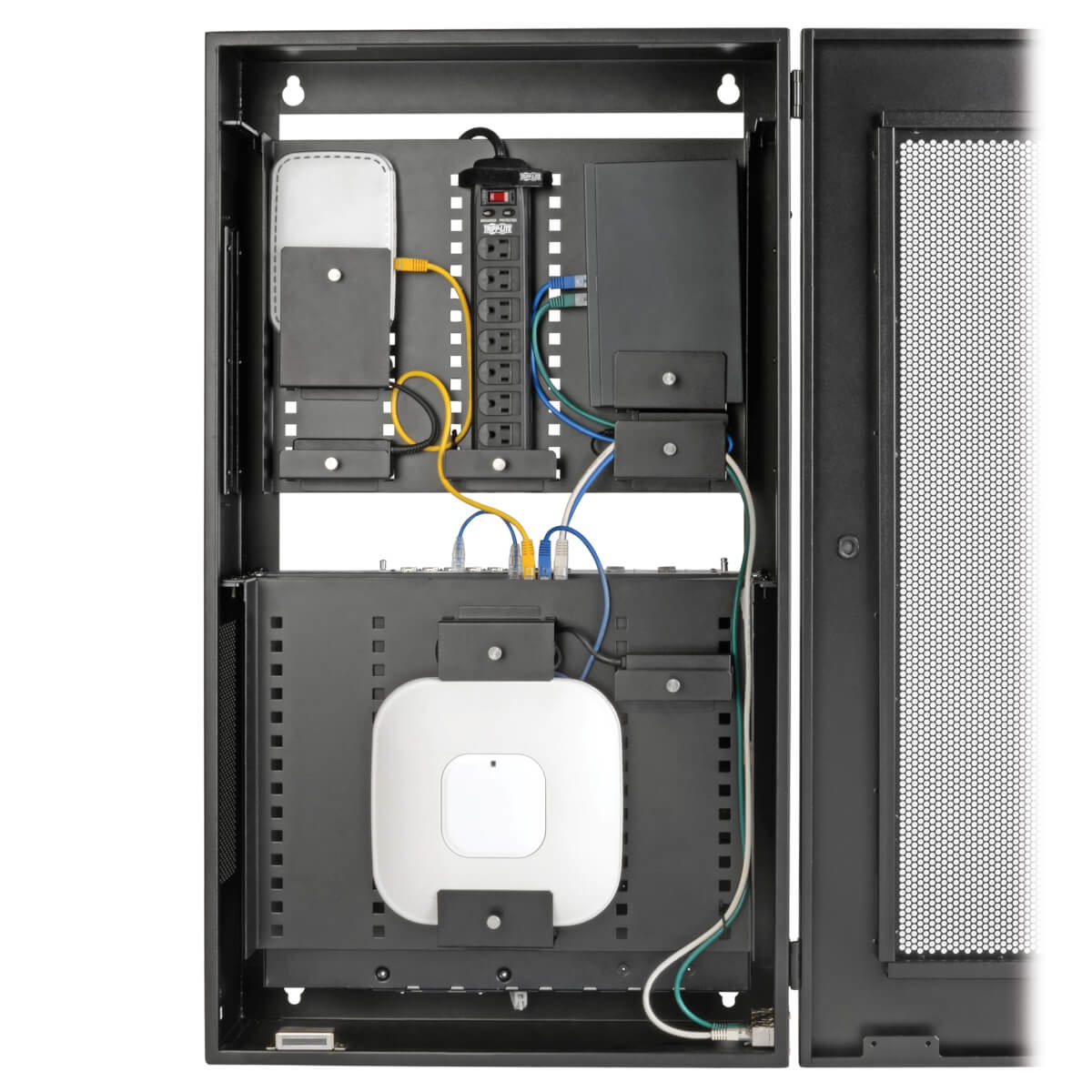 3U Low Profile Vrt Mnt SWC Dpth Wallmnt