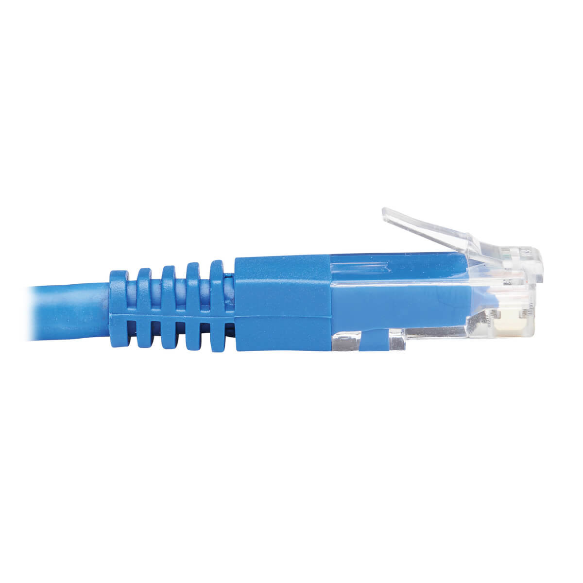 Cat6 Down Right Angle Slim M/M Blue 6M