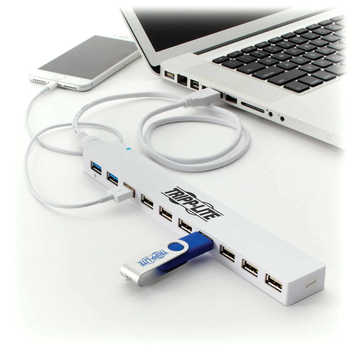 10-Port USB 3.0 USB 2.0 Combo Hub