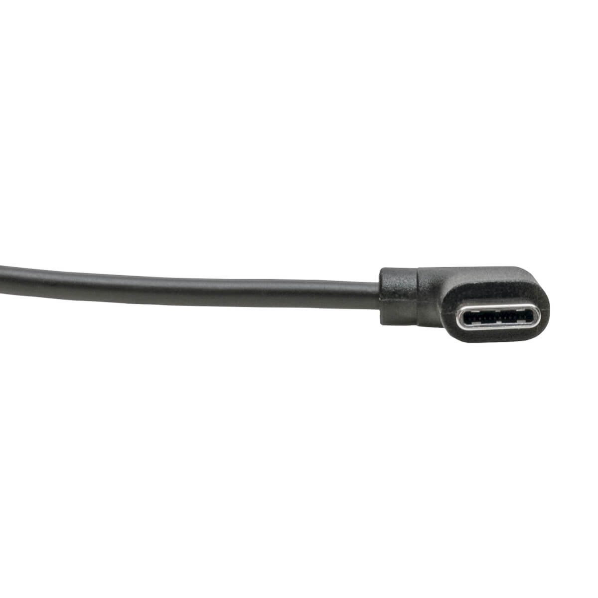 USB-A Male to Right Angle USB-C Male 1M