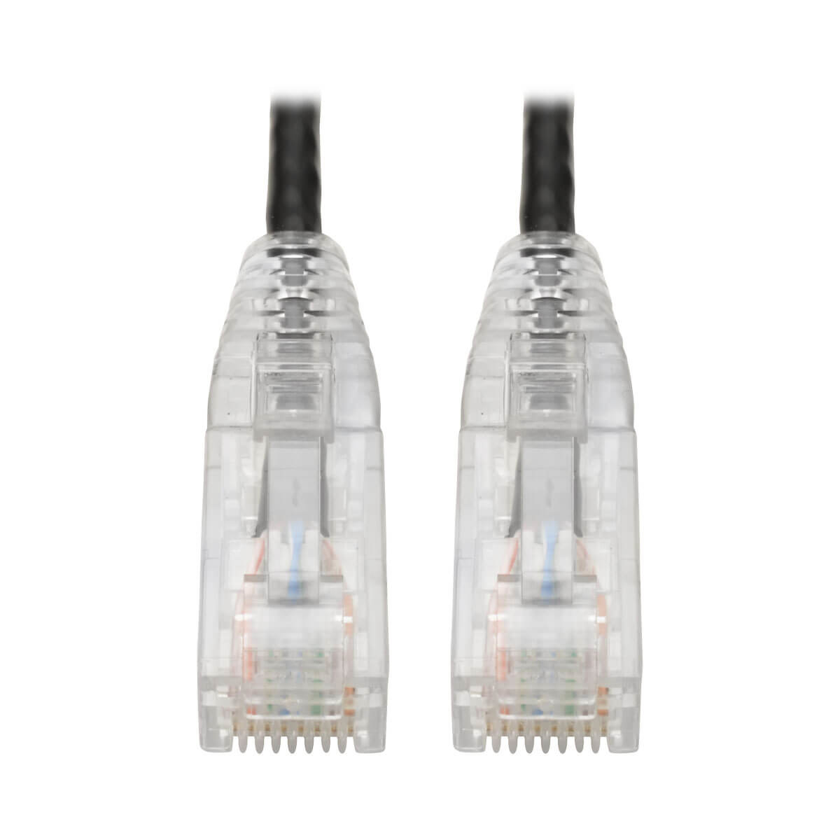 Cat6 Gigabit Snagless UTP Slim BLK 0.31m