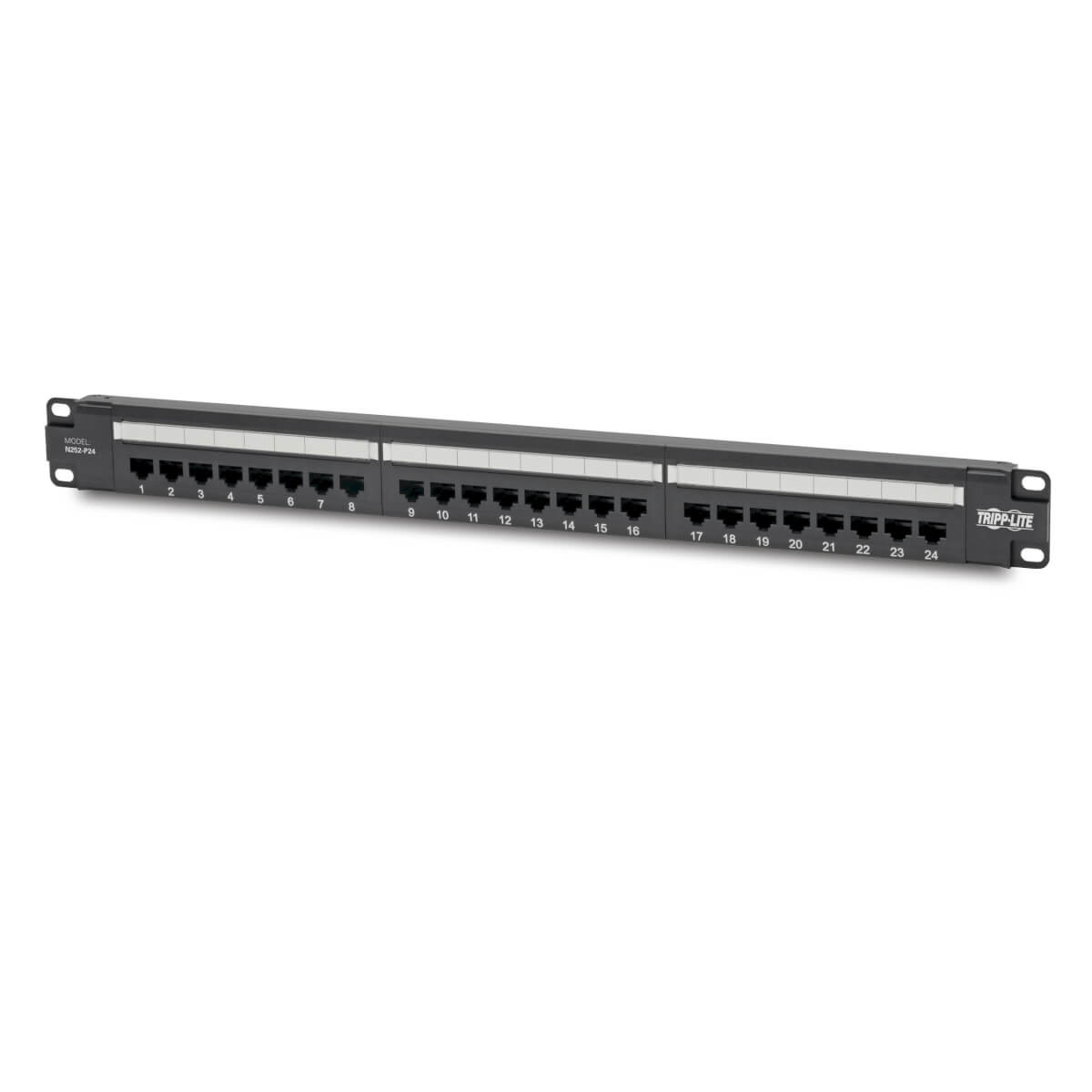 Cat6 PoE Patch Panel 24-Port 110 568A/B