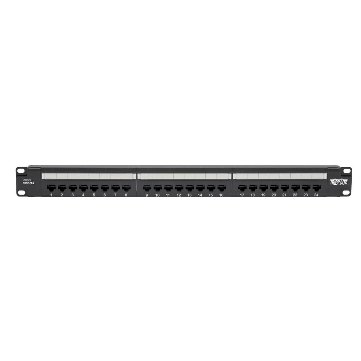 Cat6 PoE Patch Panel 24-Port 110 568A/B