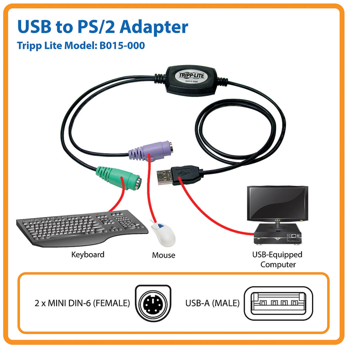 USB to PS/2 Adapter