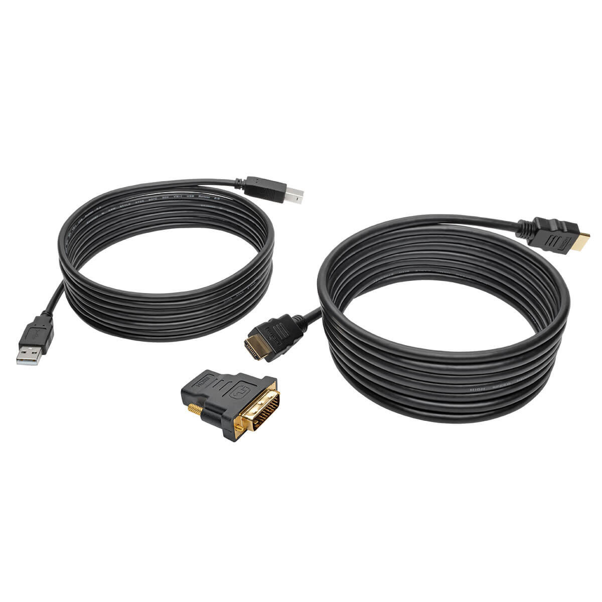 3.05m HDMI DVI USB KVM Cable Kit USB A/B