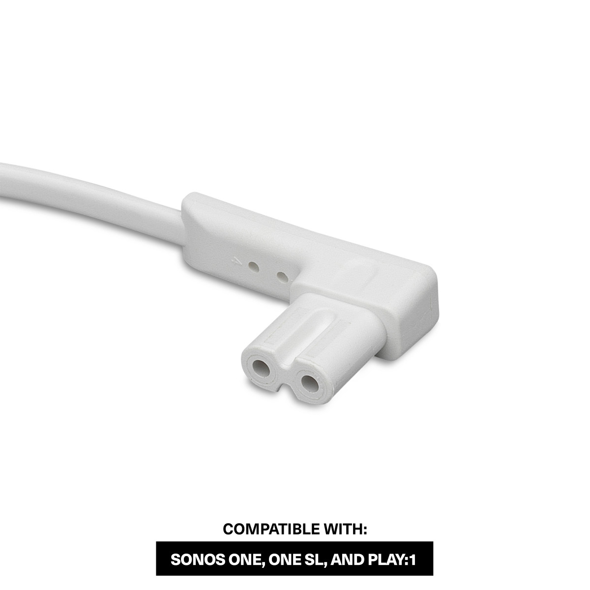 Power Cable 0.35m UK White