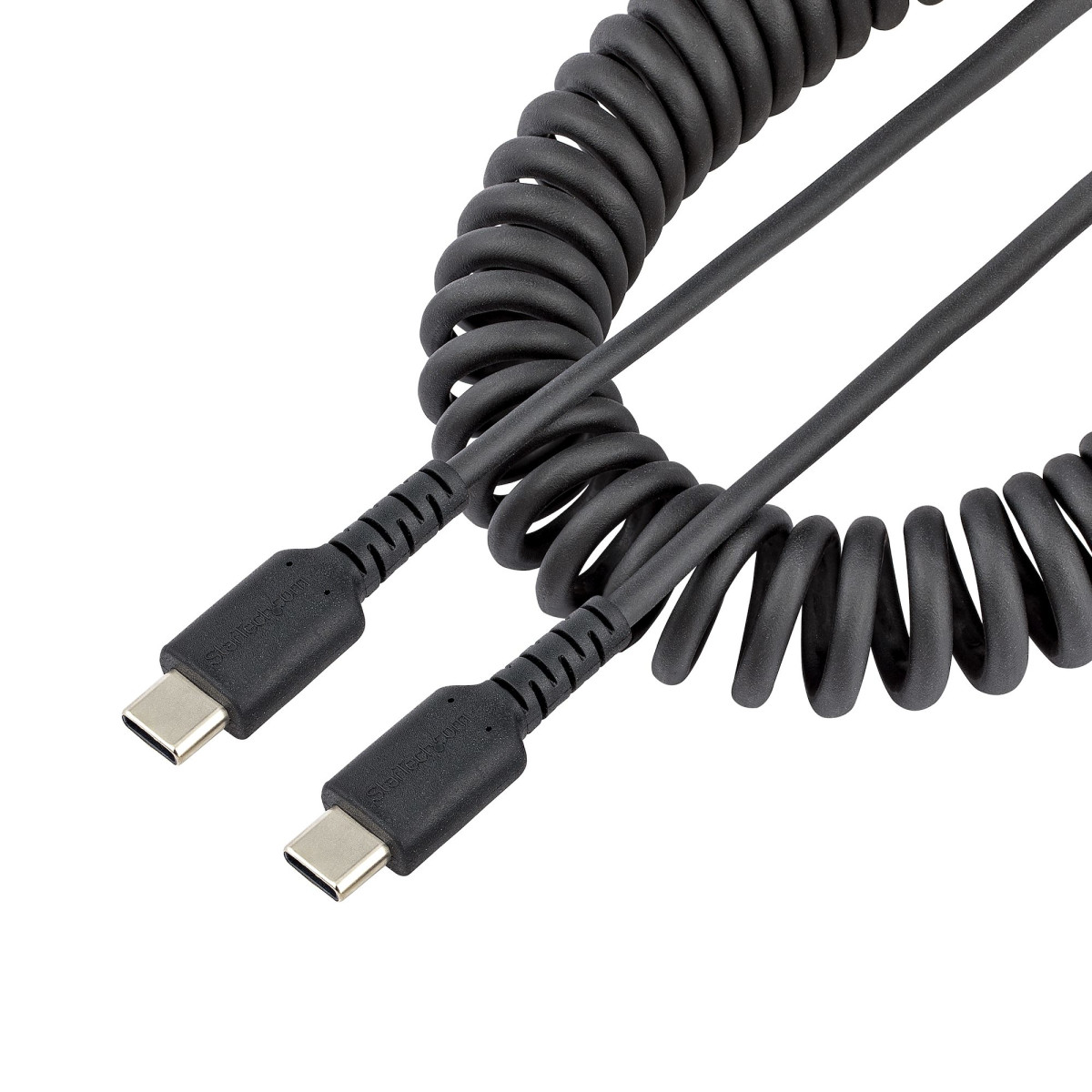 0.5m USB C Charging Cable Coiled M/M