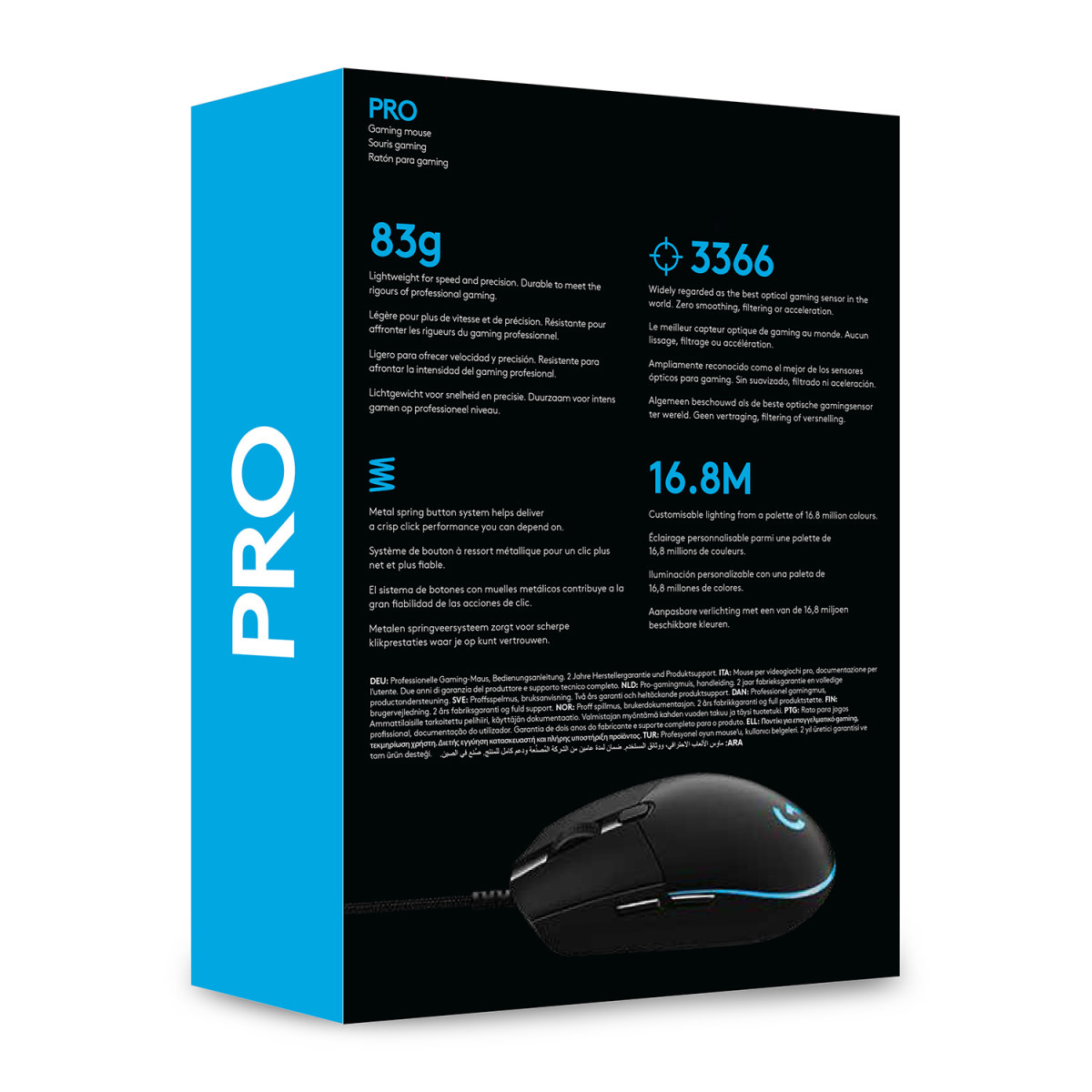 Pro (Hero) Gaming Mouse - Black - EWR2