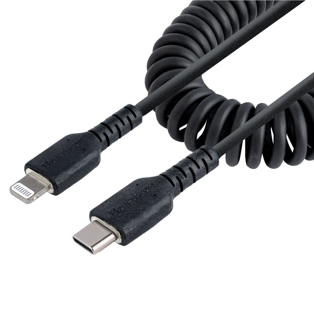 USB C To Lightning Cable 50cm Coiled