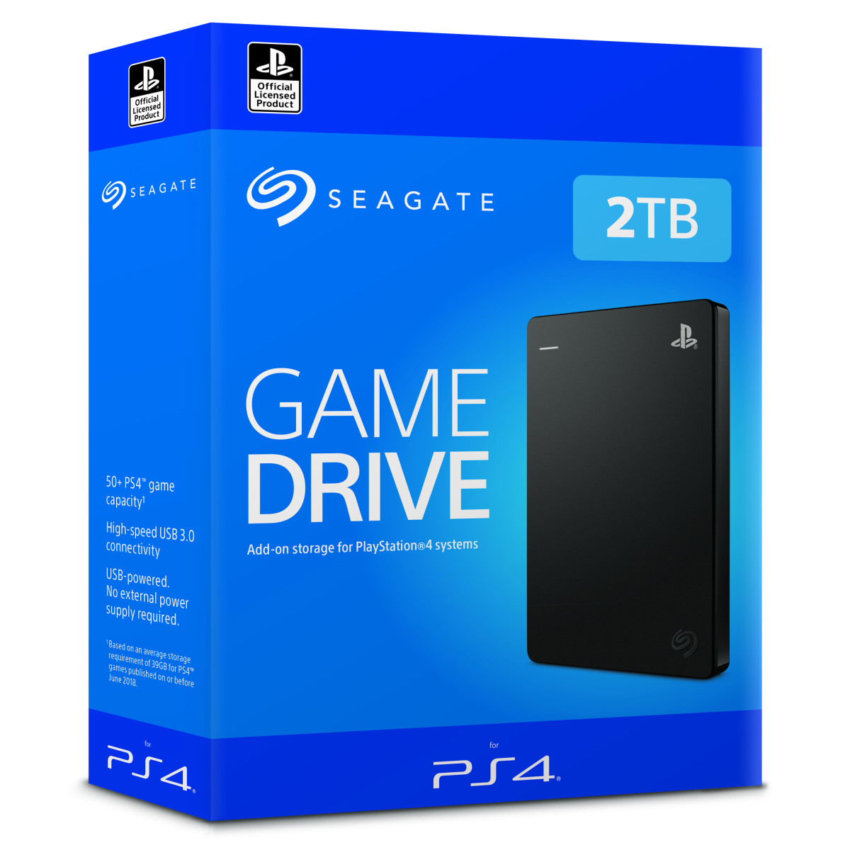 HDD Ext 2TB Game Drive PS4 USB3.0