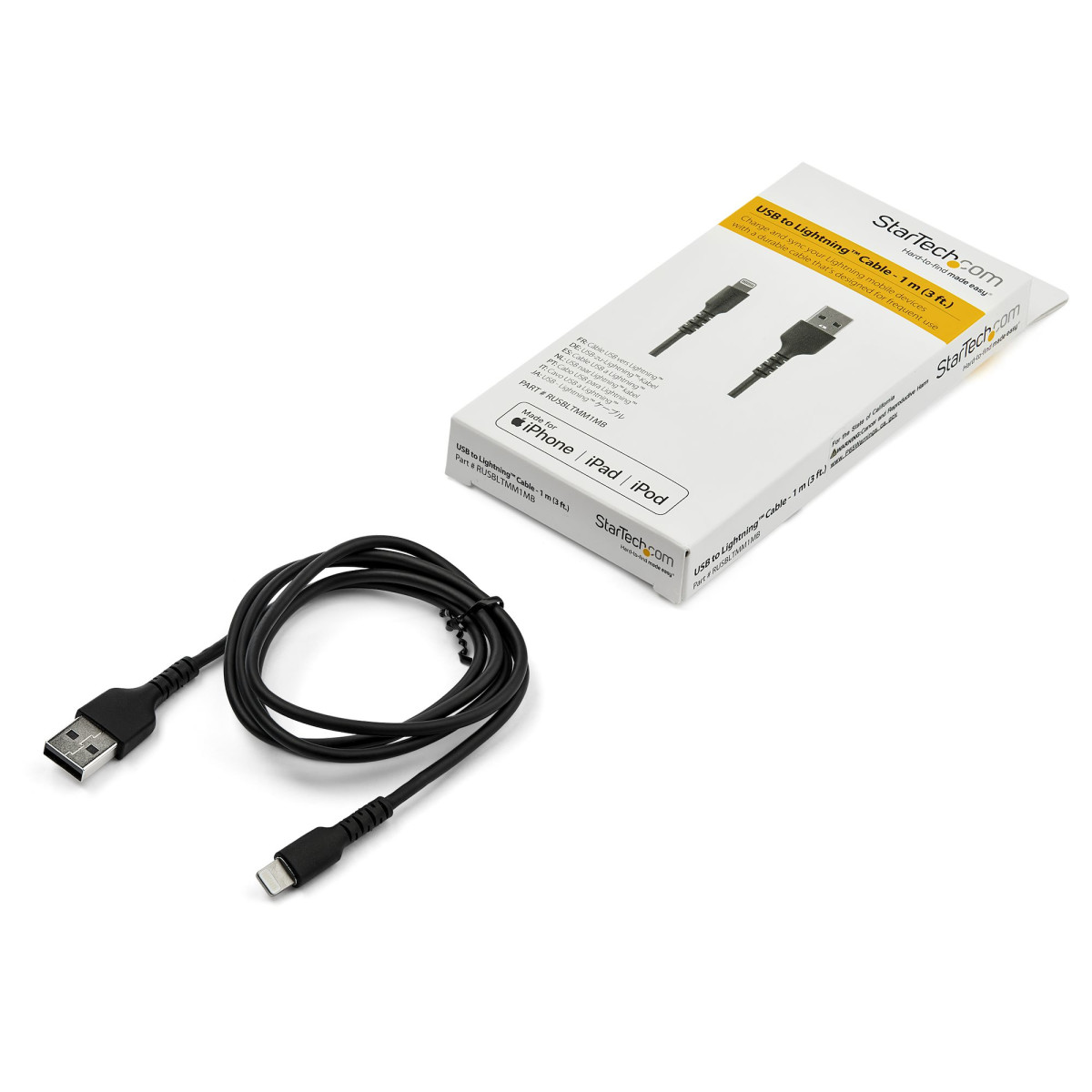 Cable USB to Lightning MFi Certified 1m