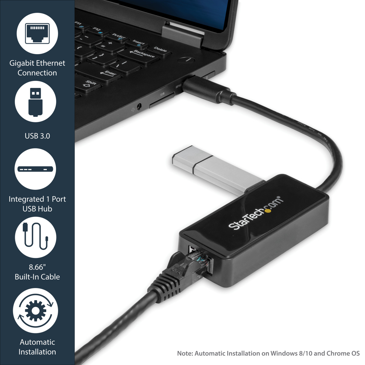 USB 3.0 to Gigabit Ethernet Adapter NIC