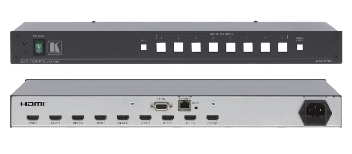 VS-81H 8x1 HDMI Switcher (HDCP)