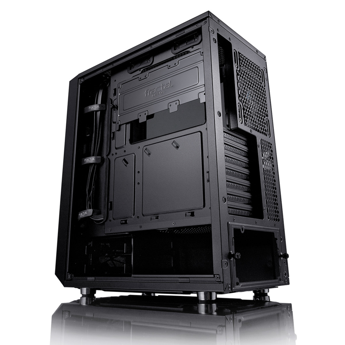 Meshify C Blackout Tempered Glass