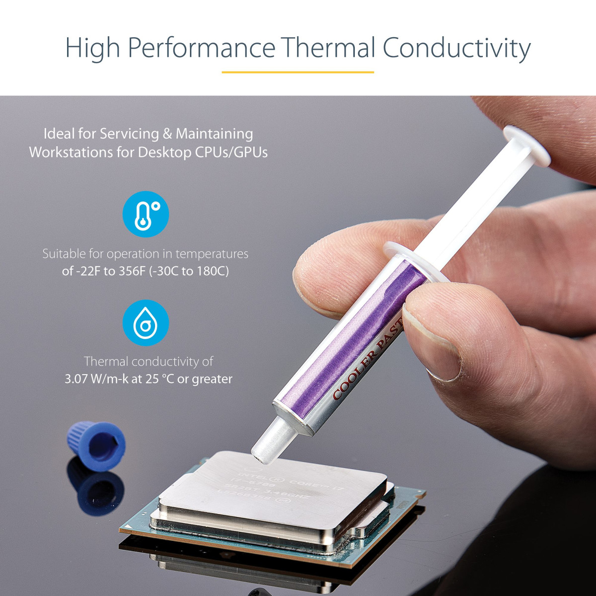 Metal Oxide Thermal CPU Paste Compound