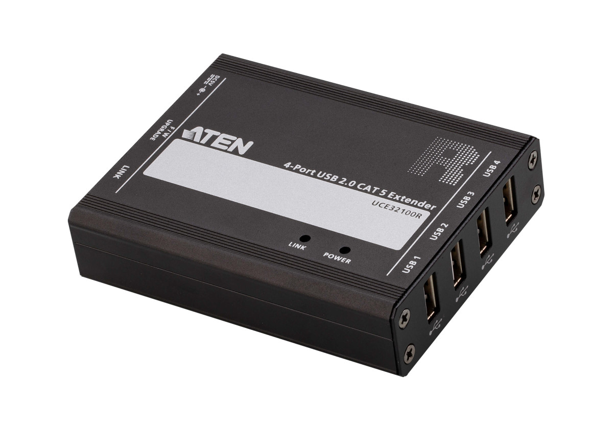 4-Port USB 2.0 CAT 5 Extender Up To 100m