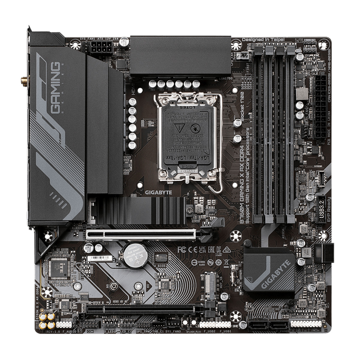 MB INT 1700 B760M GAMING X AX DDR4 MATX