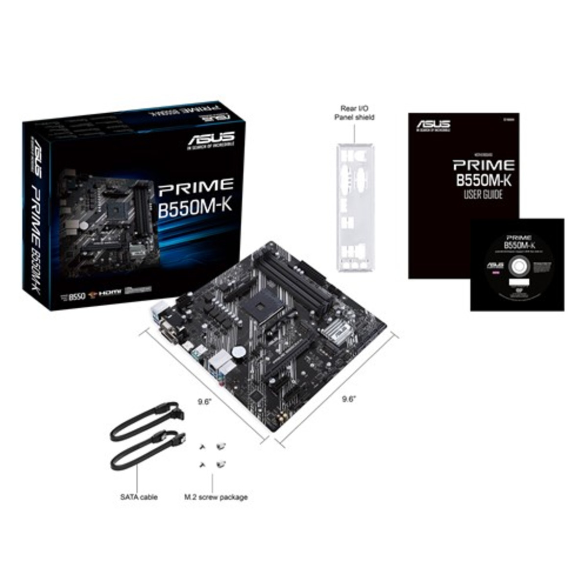 MB AMD AM4 Prime B550M-K D4 M-ATX