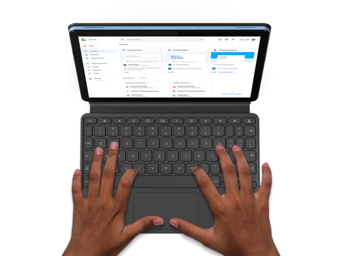 Chromebook Tablet + Keyboard 4GB 128GB