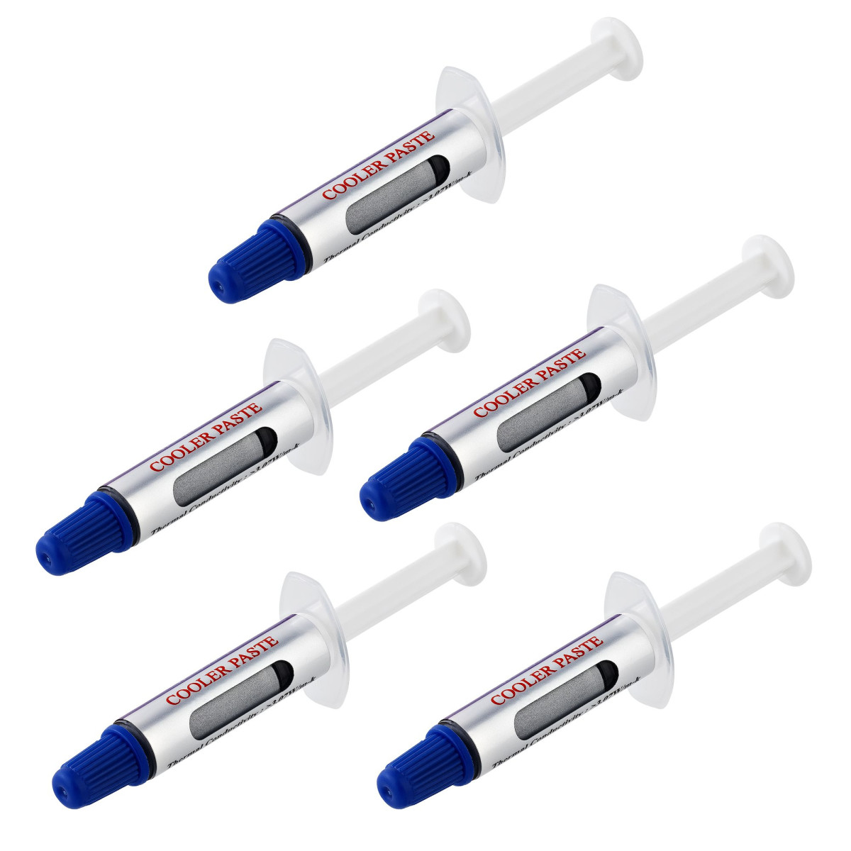 Thermal Paste Pack of 5 Syringes RoHS