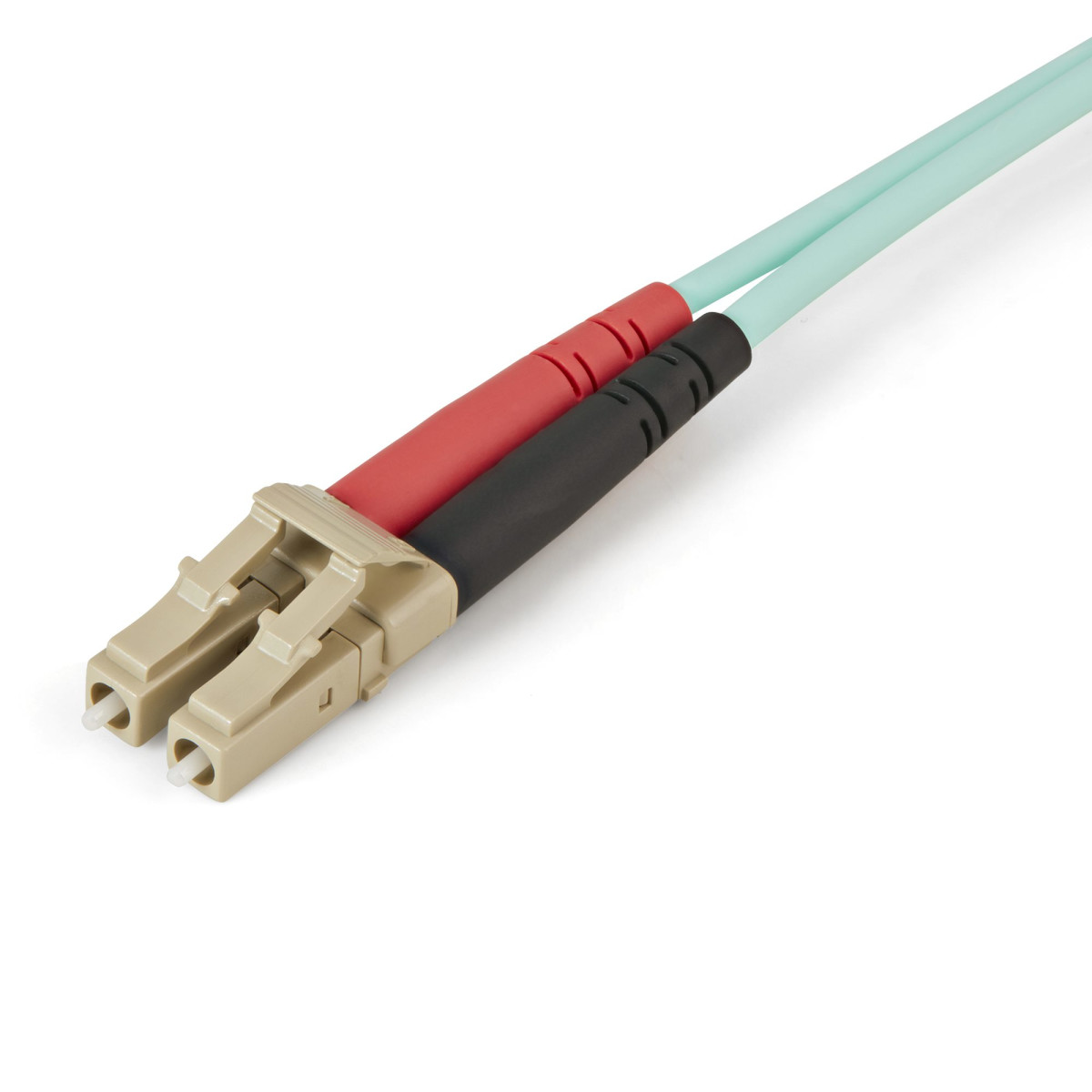 5m Aqua MM 50/125 OM4 Fiber Optic Cable
