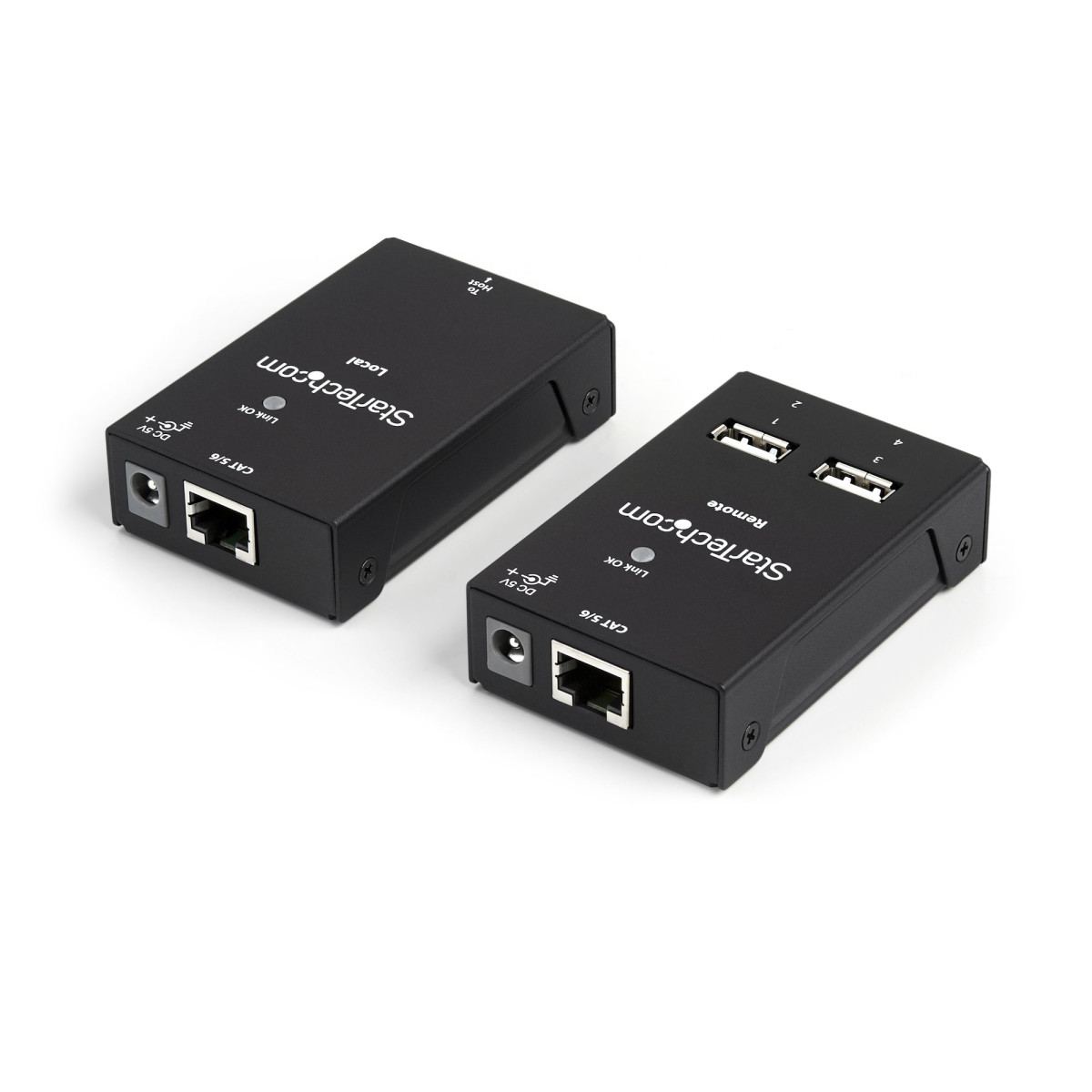 4-port USB 2.0-over-Cat5-or-Cat6 Ext