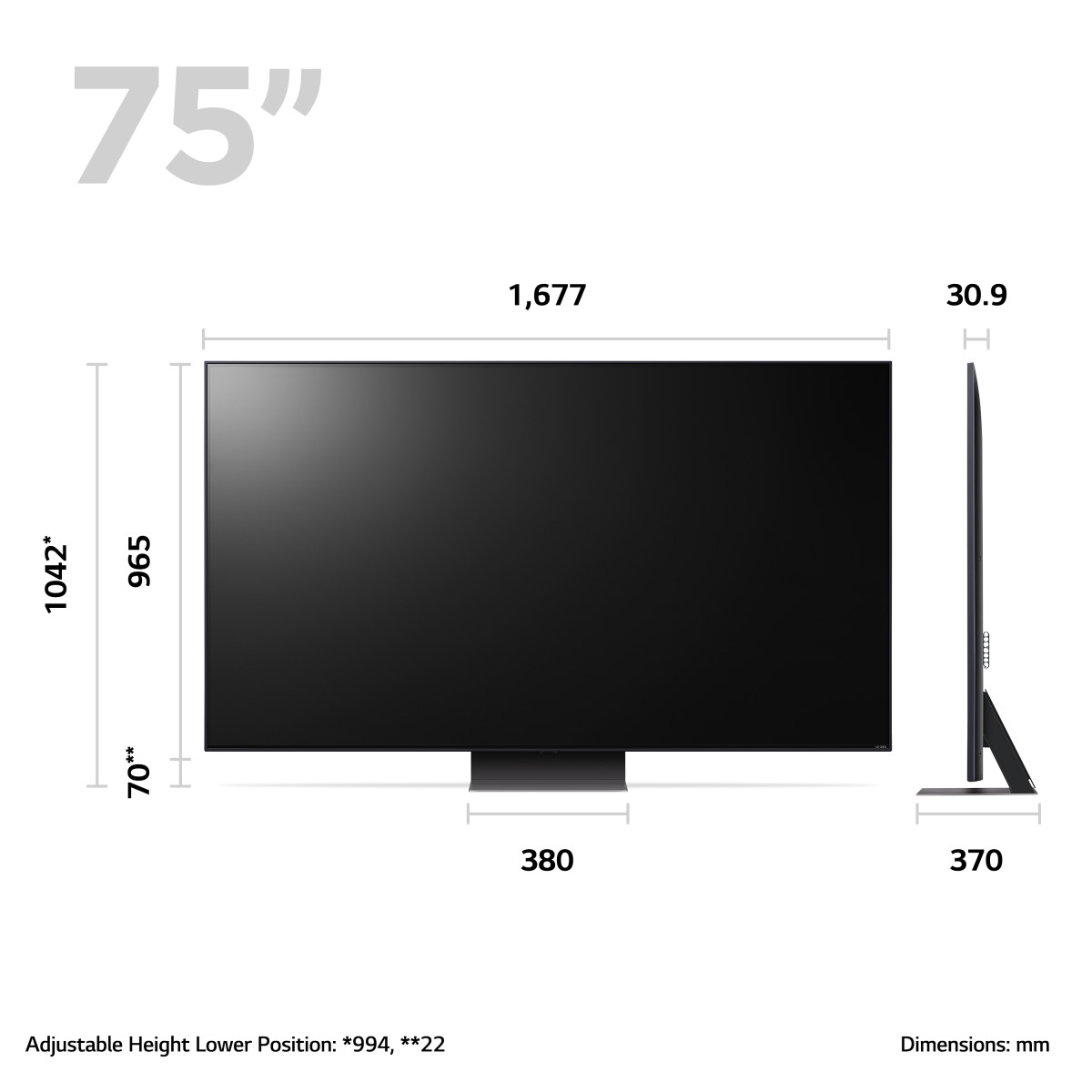 LG QNED QNED81 75 4K Smart TV