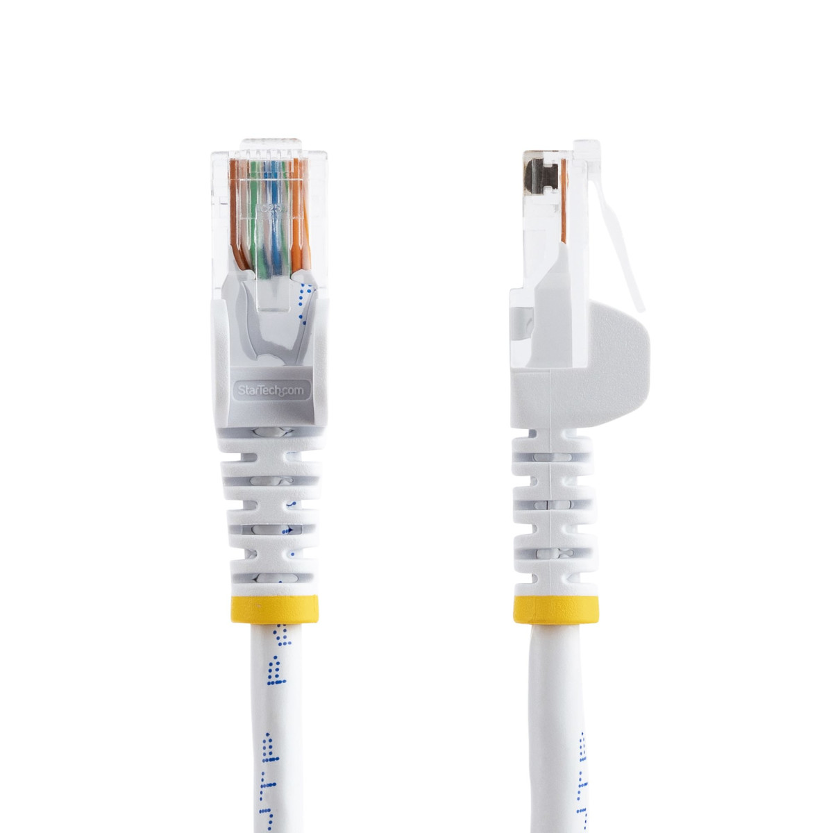 White Snagless Cat5e Patch Cable 0.5m