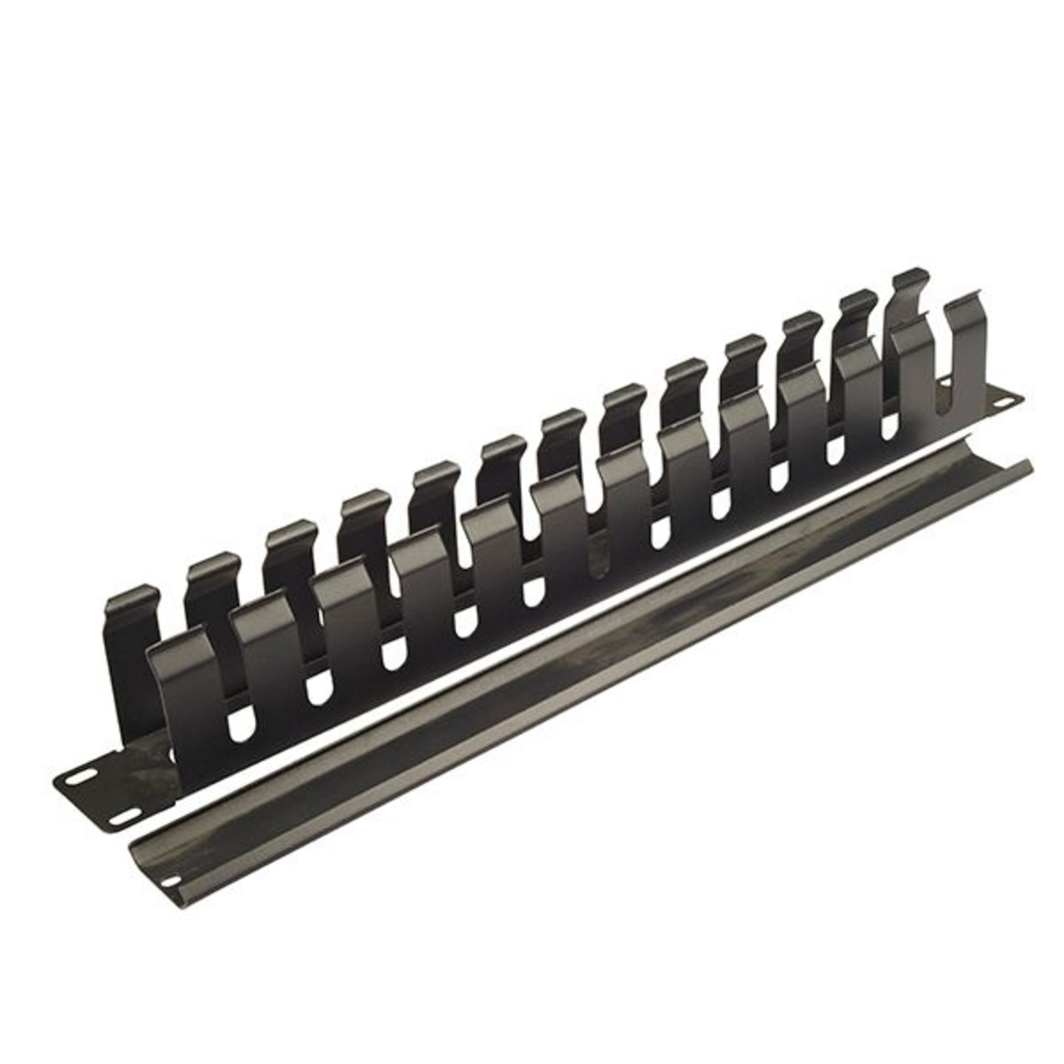 1RU 19 Cable Management Rail - 12 Slot