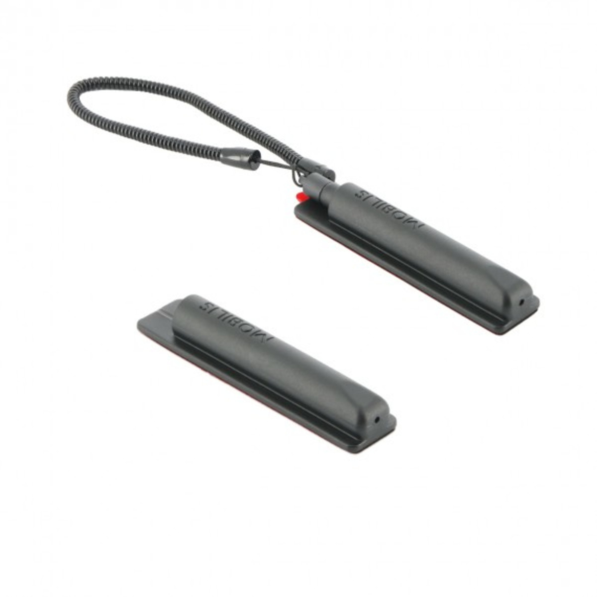 10PackStylusHolder Retractable/Cord BLK