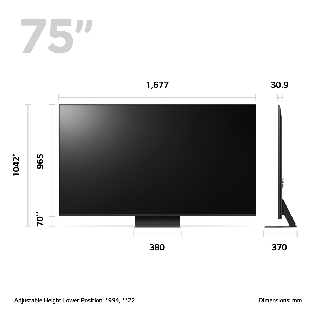 LG LED UR91 75 4K Smart TV
