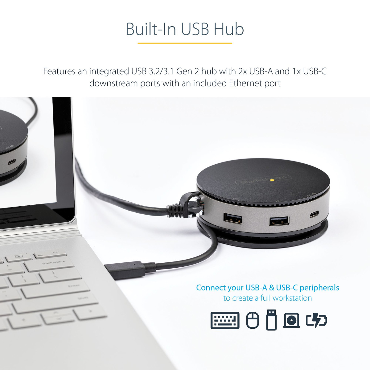 USB C Multiport Adapter - HDMI/DP/VGA